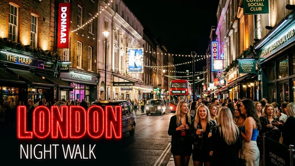 How to Enjoy a London Walking Tour through West End Piccadilly Circus and Soho at Night